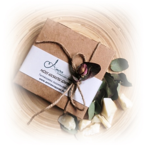 Mézes kecsketej szappan -szappanzsákkal - Image 2